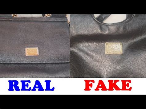 real vs fake dolce gabbana bags|is a dolce and gabbana real.